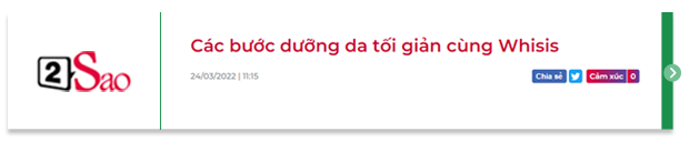 Báo chí viết về WHISIS