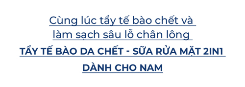 TẨY TẾ BÀO DA CHẾT- SỮA RỬA MẶT 2in1 DÀNH CHO NAM Whisis For Men Boss New Blue Homme Face Scrub Cleanser 150ml