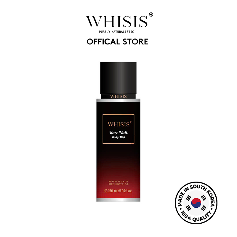 Rose-nuit Body Mist Xịt Thơm Cơ Thể Whisis Rose Nuit Body Mist 150ml - Hương thơm tinh tế và quyến rũ
