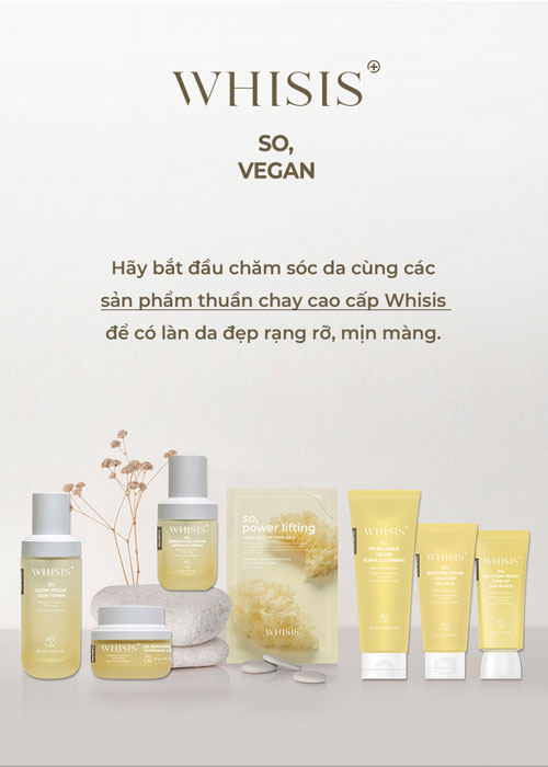 WHISIS So Repairing Vegan Whitening Cream 50g - Kem Dưỡng Chăm Sóc Da Làm Đẹp Da Thuần Chay