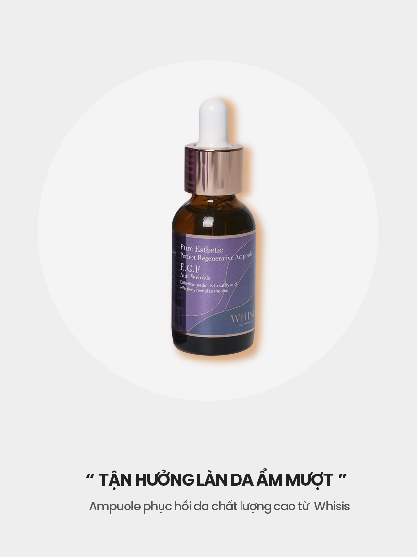 Tinh Chất Dưỡng Ẩm WHISIS Pure Esthetic Perfect Regenerative Ampoule 30ml