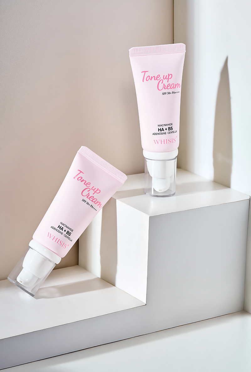 whisis toner4156 Kem Tone Up Chống Nắng HA+ B5 WHISIS Tone Up Cream SPF 50+ PA++++ 50ml