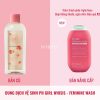 Dung Dịch Vệ Sinh Phụ Nữ X2 Nghệ Nano Whisis pH Girl Feminine Wash 200ml Làm Sạch, Khử Mùi, Dưỡng Ẩm, Giảm Viêm An Toàn