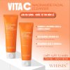 Sữa Rửa Mặt Vitamin C Niacinamide WHISIS Facial Cleanser 130ml - Làm Sạch Nhẹ Nhàng, Dưỡng Da Sáng Mịn