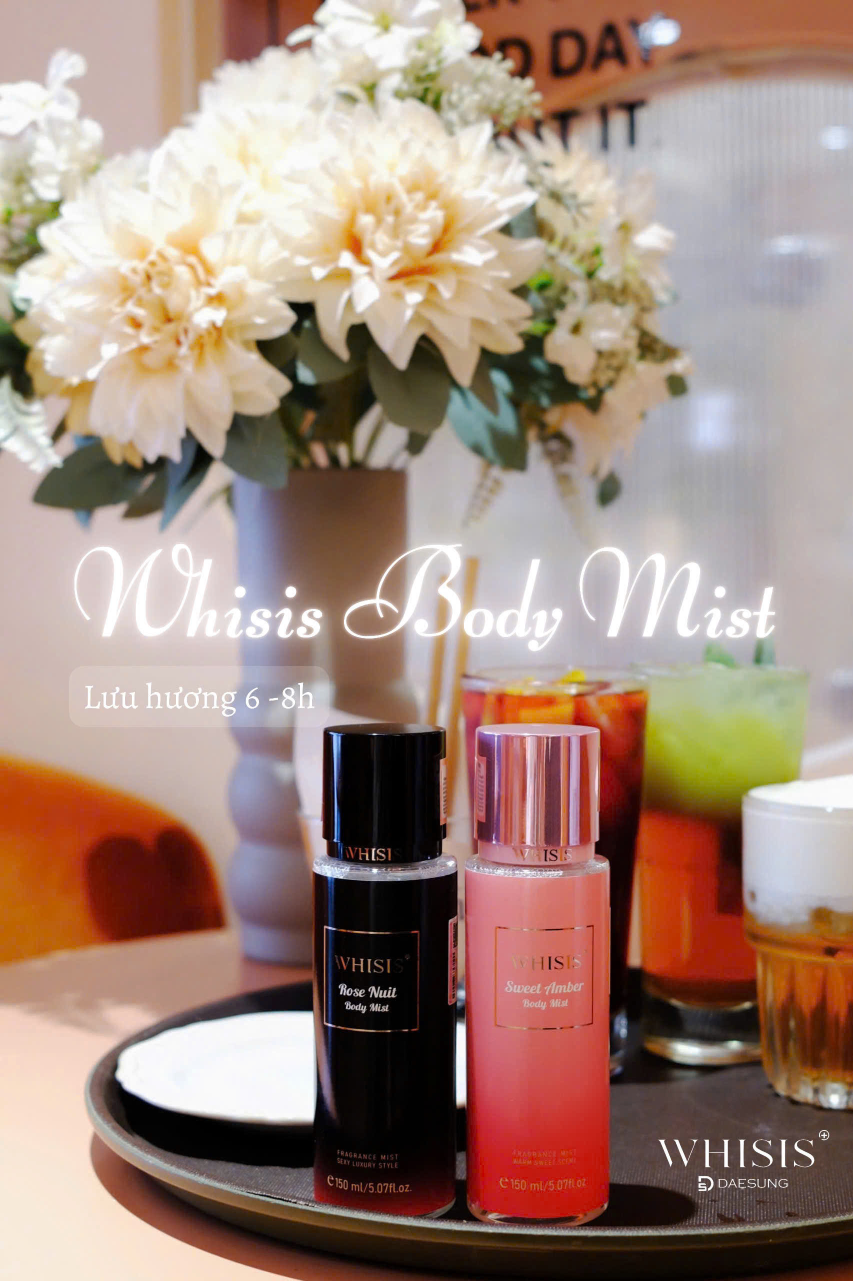 z7186796391819_689e82a3480260b7b9fdc7a674d3eacd Body Mist Xịt Thơm Cơ Thể Whisis Rose Nuit Body Mist 150ml - Hương thơm tinh tế và quyến rũ