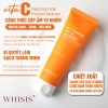 Sữa Rửa Mặt Vitamin C Niacinamide WHISIS Facial Cleanser 130ml - Làm Sạch Nhẹ Nhàng, Dưỡng Da Sáng Mịn