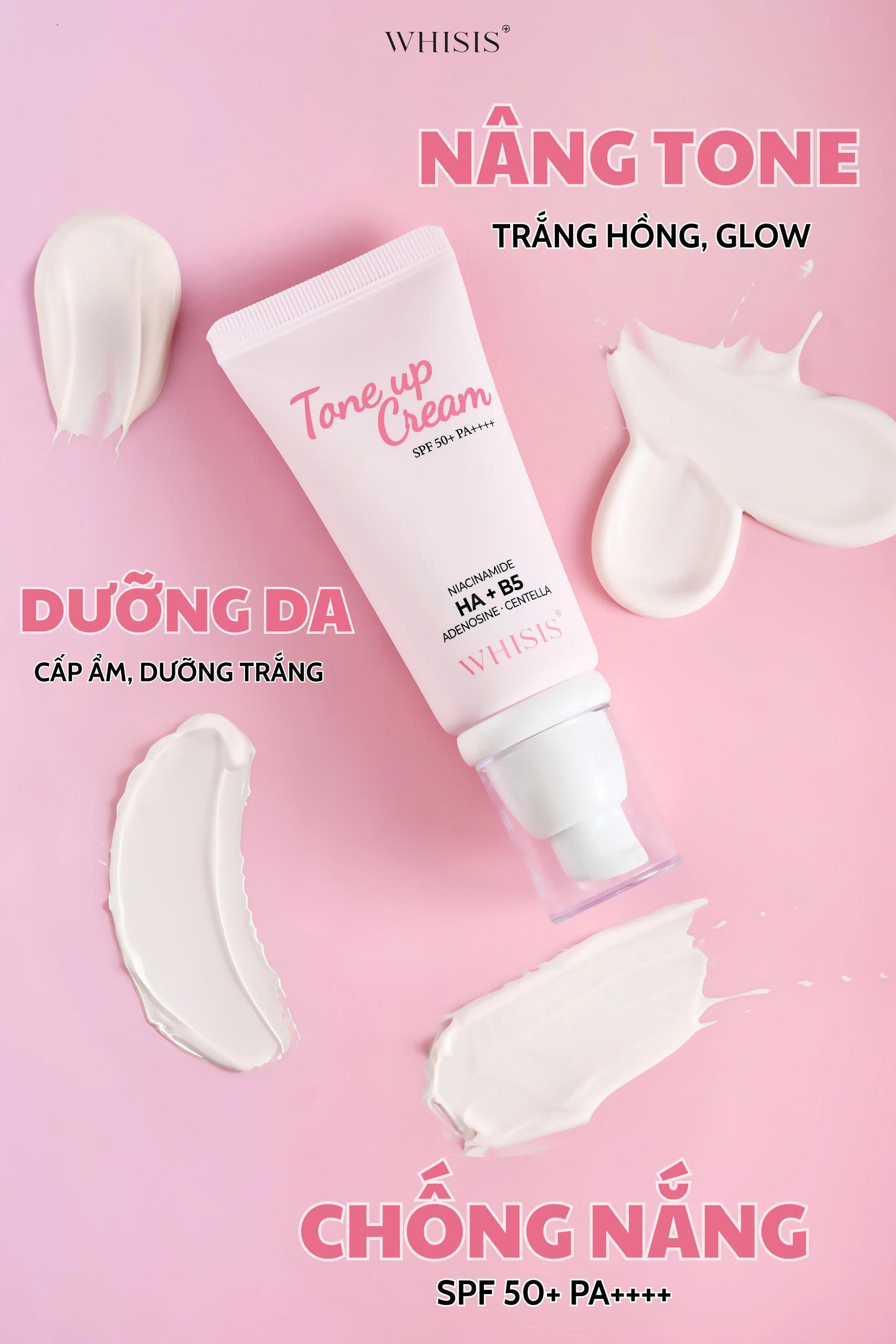 z7283588872667_58f96f33d294e7edb07f751282f75016 Kem Tone Up Chống Nắng HA+ B5 WHISIS Tone Up Cream SPF 50+ PA++++ 50ml