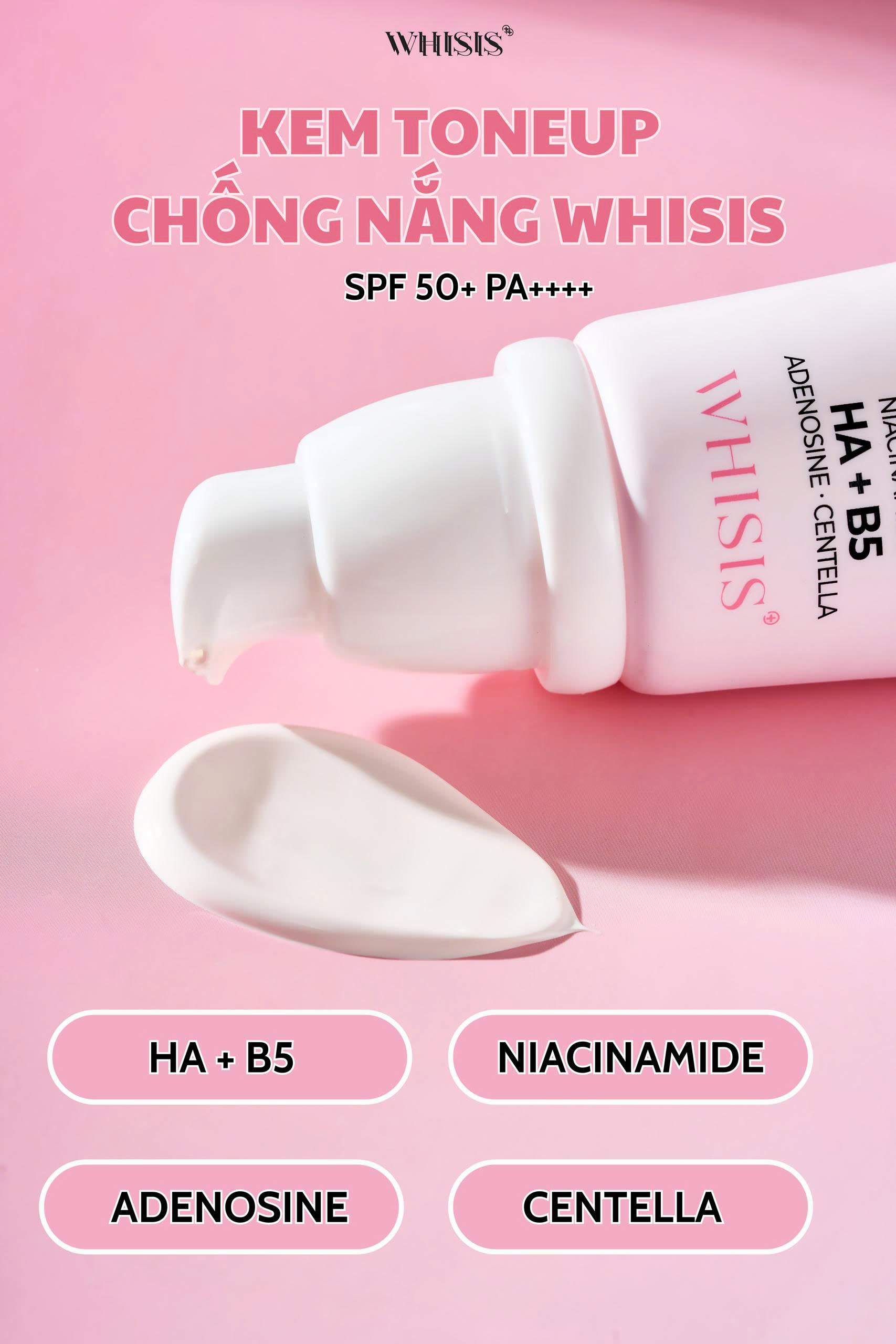 z7283588872668_b05711e8114ce68fc40e82bf45cc20e8 Kem Tone Up Chống Nắng HA+ B5 WHISIS Tone Up Cream SPF 50+ PA++++ 50ml